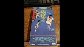 Opening of Do The Right Thing Late 1989 VHS