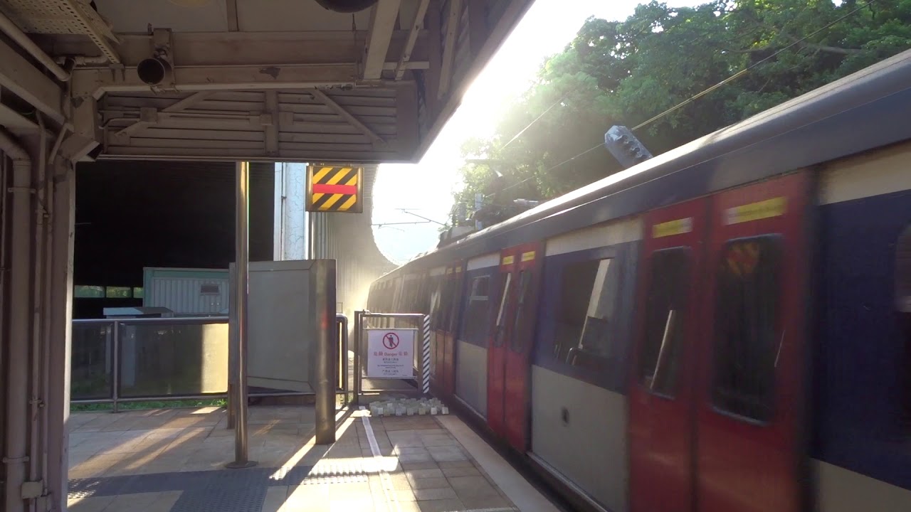 MTR: Hung Hom bound MLR East Rail Line Train entering Tai Po Market ...