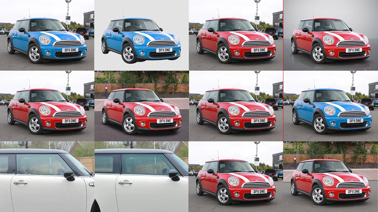 Automotive Photo Editing For Used Car Dealership Business | How to Edit Car in Photoshop