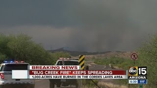 Mandatory evacuations for those near Cordes Lakes