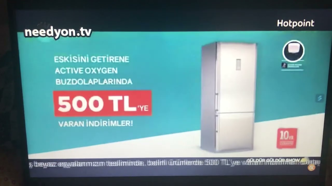 Hotpoint Active Oxygen Buzdolabı Kampanya Reklamı Temmuz 2017