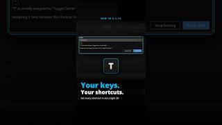 Custom Shortcuts in set.a.light 3D | Update 3.1.14