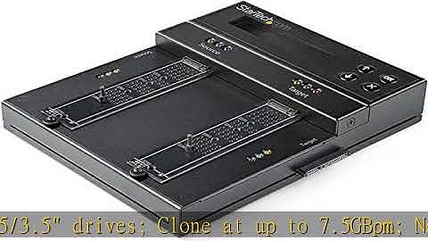 StarTech.com Standalone M.2 SATA & M.2 NVMe Duplicator and Eraser - HDD/SSD Cloner/Wiper for M.2 PC