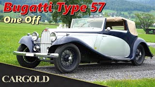 Bugatti Type 57 Three Position DHC, 1934, unique piece by J. Gurney Nutting, special history