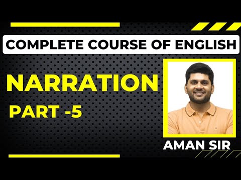 Narration|English for ssc|English for competitive exams|English grammar|english for cds|nda|ssc cgl|