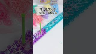 ASMR loom removal 🤫Archery bracelet made using Rainbow Loom Pastel Treasure Box bands 🌈