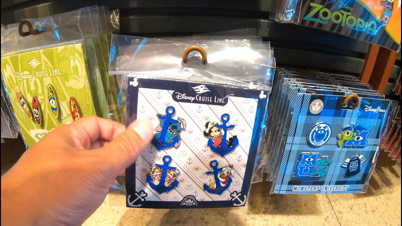 Pin Trading New Disney Cruise Line! at Disney Springs New Items, New Pins and Much More! 2021