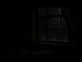 Rain sound on window with thunder soundsheavy rain for sleep study and relaxation meditation 