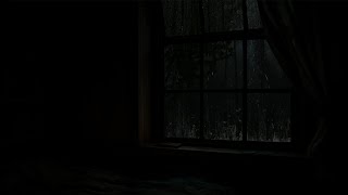 Rain Sound On Window with Thunder SoundsㅣHeavy Rain for Sleep, Study and Relaxation, Meditation ☔ screenshot 5