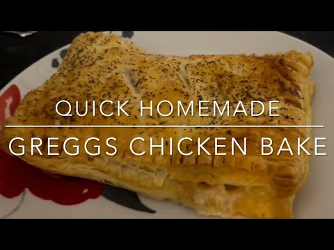 Quick Greggs chicken bake