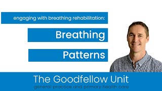 Goodfellow Unit Webinar: Understanding Breathing Pattern Disorders