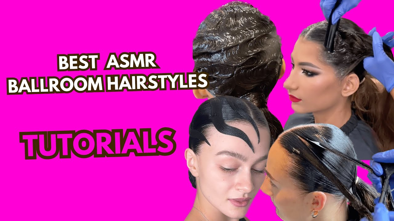 Satisfying ASMR Ballroom Hairstyle | Relaxing video  