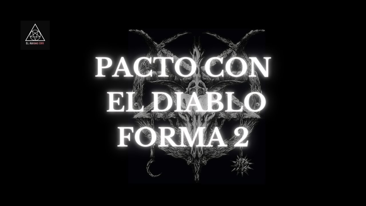 COMO HACER UN PACTO CON EL DIABLO FORMA 2 - YouTube