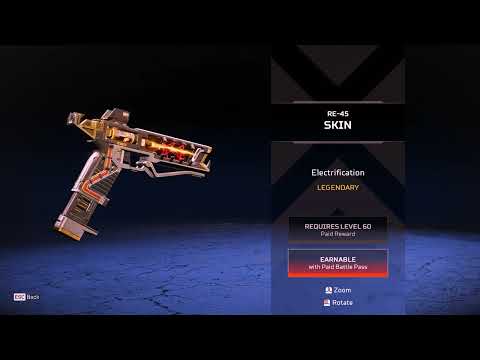 APEX LEGENDS | RE-45 | Legendary Skin | Electrification