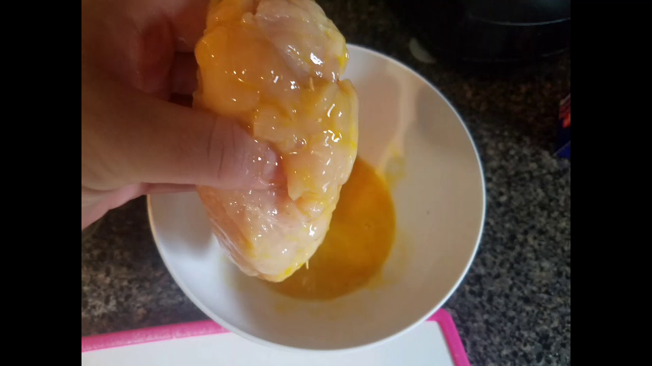 Ketofied mozarella stuffed fried chicken.