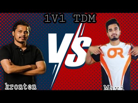 Mavi vs Kronten 1v1 TDM match OR vs godl TDM battle - YouTube