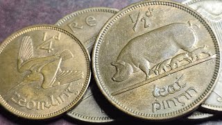 Iraland Farthing and Half Penny Coins