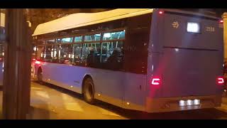 Here is the EMT bus 2558 on the number 146 in Madrid Monday 19 December 2022