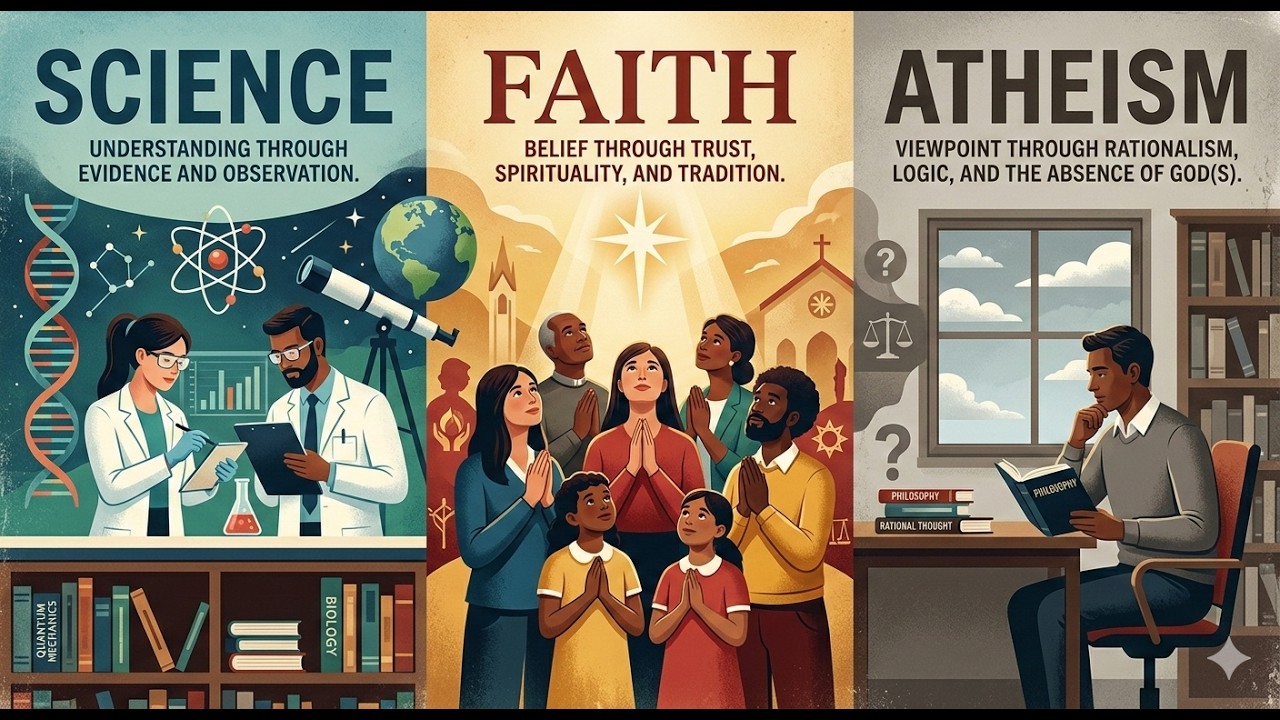 آية بعلم - الموسم الخامس - الحلقة الثالثة عشر - العلم الايمان الالحاد - الجزء الأول