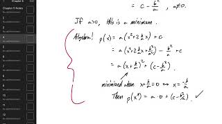 (ALA14) The Minimization Principle For Quadratic Functions