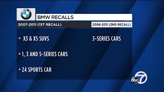 BMW issues recalls for fire risk, recommends parking outside
