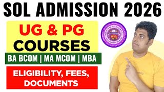Download Lagu DU SOL Admission 2026 | SOL New Admission Update 2026| SOL UG Admission 2026 | SOL PG Admission 2026 MP3