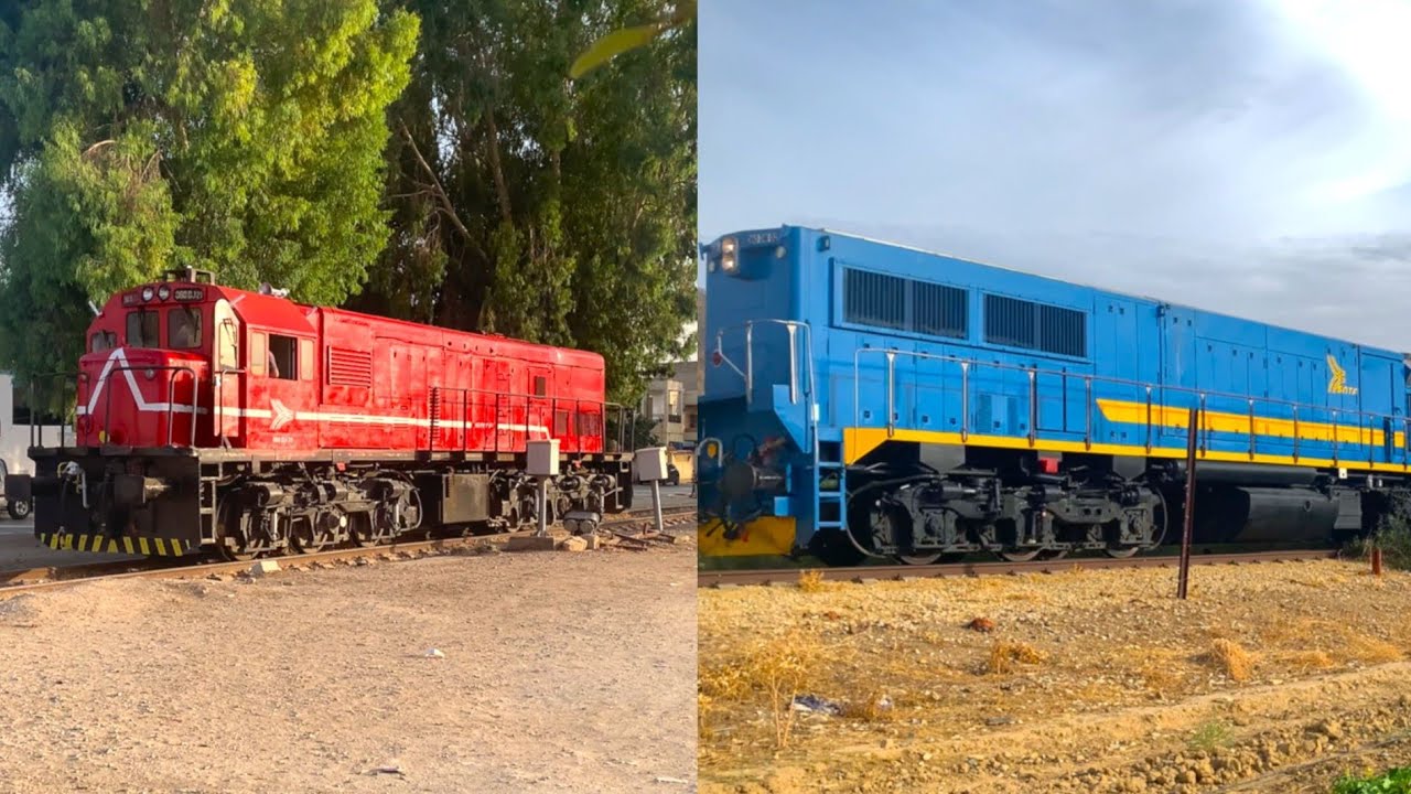 قطارات جزائرية داخل التراب التونسي Trains algériens en Tunisie 🇹🇳🇩🇿