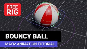 Bouncy Ball Animation Tutorial - Maya - Free Rig