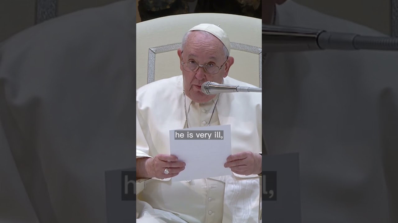 Pope Francis invites prayers for Pope Emeritus Benedict XVI