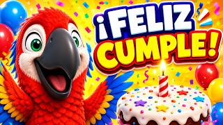 🎂 Feliz Cumpleaños para Niños Pequeños | Canción Infantil con Ruper la Guacamaya