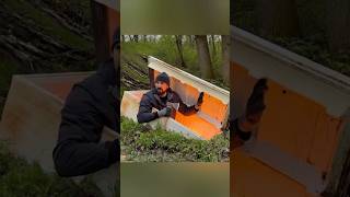 I Built a Secret Survival Shelter Inside a Fridge 🧊 | Extreme Bushcraft#survival