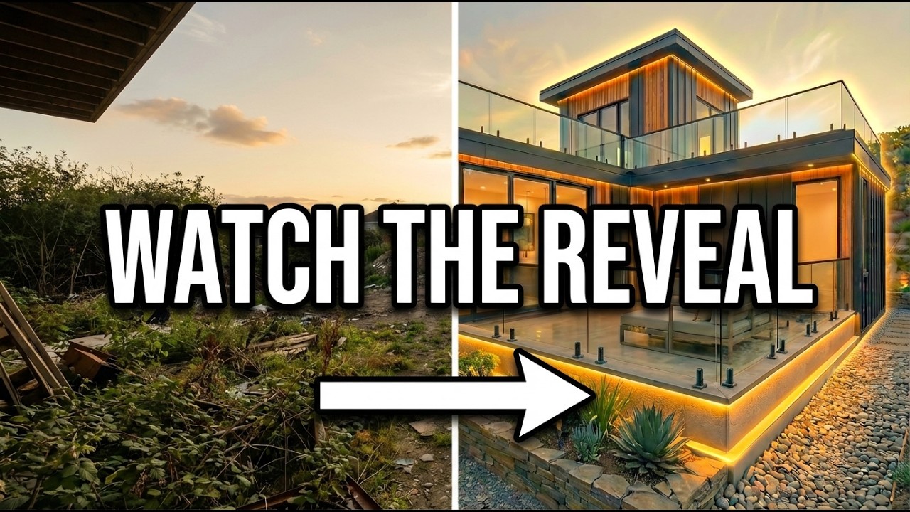 Watch This Lot Become a Stunning Modern Home (Before → After Timelapse)