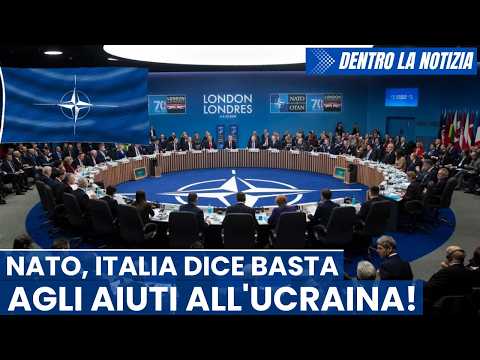 Video ENORME! Italia dice NO a stanziamento di 70 miliardi della NATO all'Ucraina! Unica tra i 32 membri!