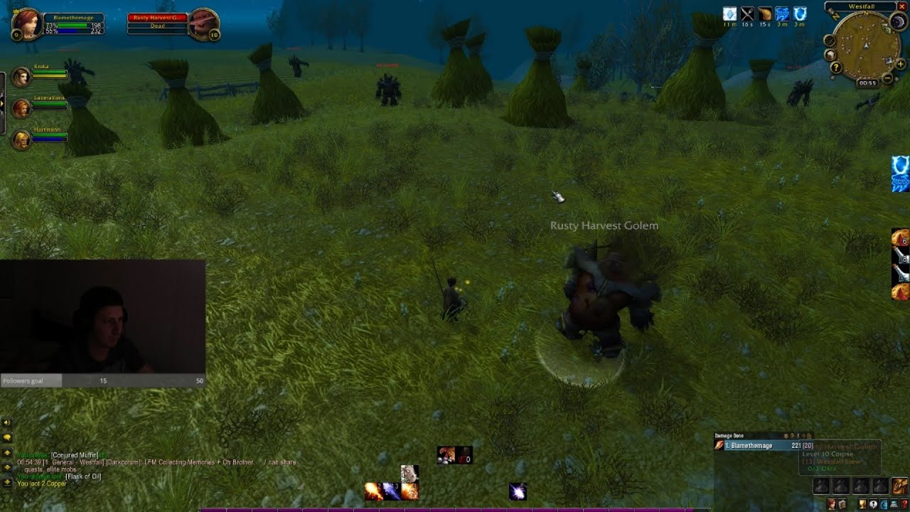 Classic time - Westfall zone / World of Warcraft: Classic [Part 3] (Livestream)