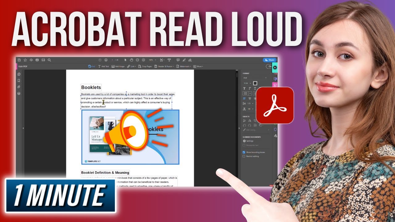 How to Make the Adobe Acrobat Reader Read to You - YouTube