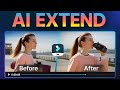 AI Extend Tool in Filmora 14