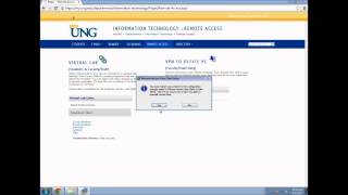 HOWTO: Access the UNG Virtual Labs