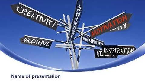 Improving Motivation PowerPoint Template by PoweredTemplate.com