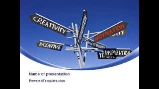 Improving Motivation PowerPoint Template by PoweredTemplate.com