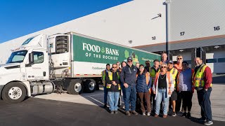 First Food Delivery at Food Bank of the Rockies' New Distribution Center