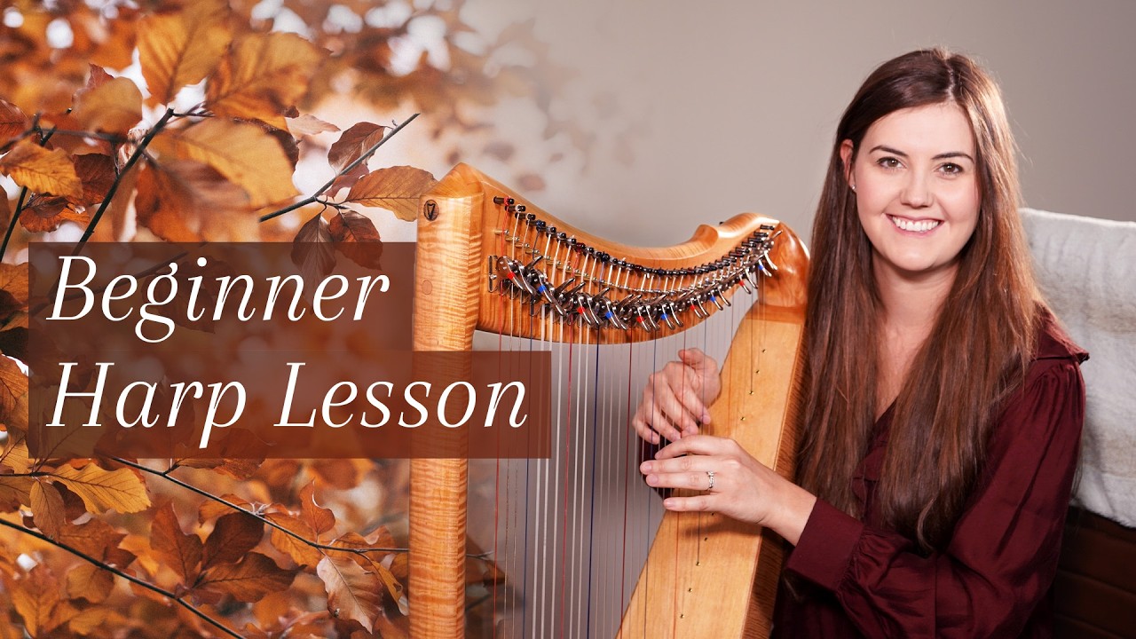 Разучите вместе со мной мелодию для начинающих на арфе! (И сразу же зазвучите потрясающе)