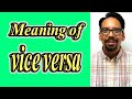 Meaning of "vice versa" [ ForB English Lesson ]
