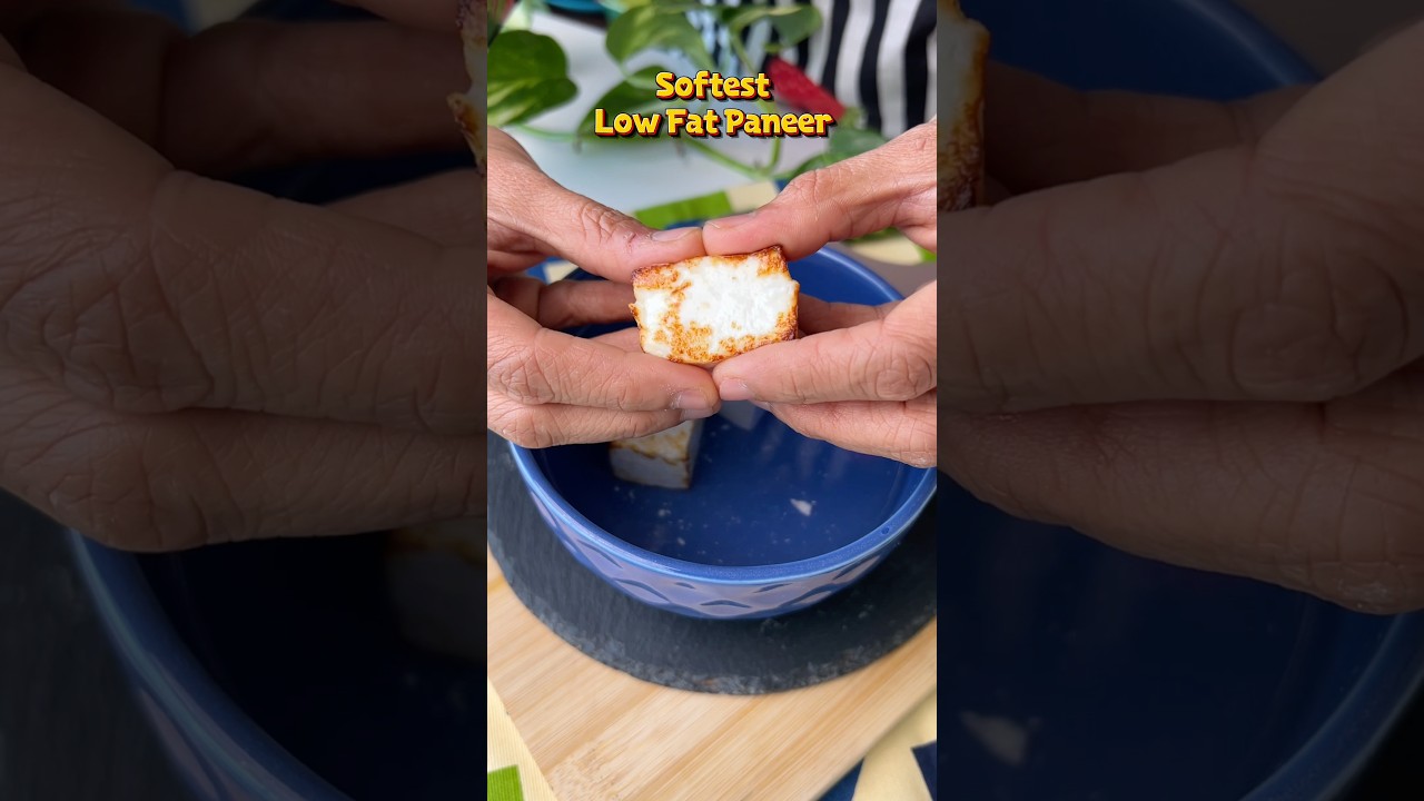 Softest Low Fat Paneer Unlocked. You will never buy the ready made one again. Ready in under 10 mins