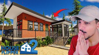 Cleaning Beautiful Beach House | House Flipper 2 #4 screenshot 5