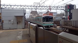 東京地下鉄9000系9101F 各停赤羽岩淵行き 武蔵小杉駅到着