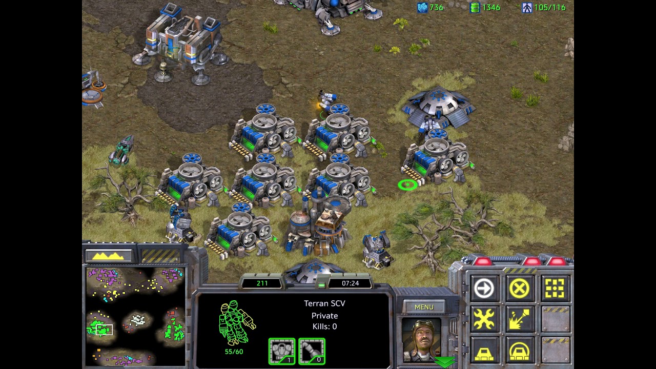StarCraft: [Project Hydra] Terran Campaign Mission 6 Norad 2 - YouTube