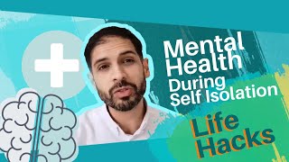 The cbt psychotherapist zubeir hussain talks about what you can do
during self isolation to take care of your mental health.