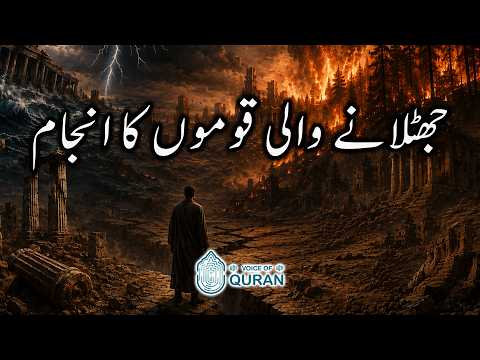 Jhutlane Wali Qoumo'n Ka Anjaam | Surah Al-Mursalat 16-28 | Voice Of Quran - URDU