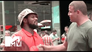 Schoolboy Q Hits Times Square to Sell His CD | MTV