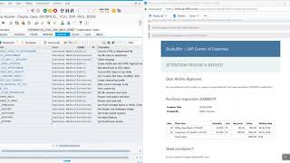 Purchase Requisition Alerts Notification Emails Via Skybuffer Simple Communication Add-On